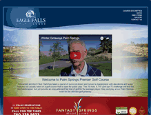 Tablet Screenshot of eaglefallsgolf.com